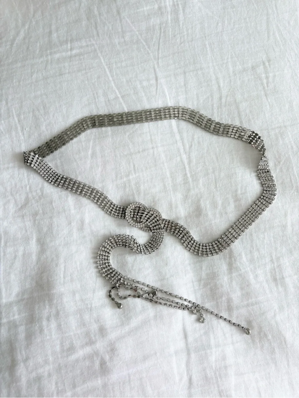 Rhinestone Chain Belt